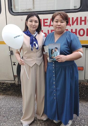 Страховые представители Калмыцкого филиала приняли участие в акции «Будь здоров!», новости, пресс-релизы, статьи, «СОГАЗ-Мед», омс