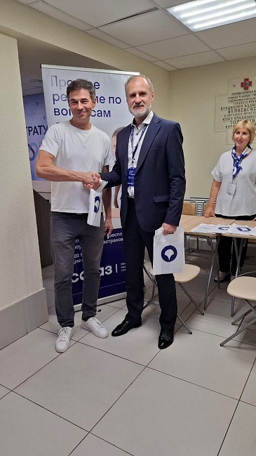 Страховые представители Санкт-Петербургского филиала «СОГАЗ-Мед» проинформировали актеров театра и кино о диспансеризации и рассказали, как следить за своим здоровьем , новости, пресс-релизы, статьи, «СОГАЗ-Мед», омс