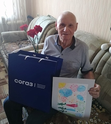 Новосибирский филиал «СОГАЗ-Мед» поздравил ветеранов с 79-ой годовщиной Победы в Великой Отечественной войне, новости, пресс-релизы, статьи, «СОГАЗ-Мед», омс