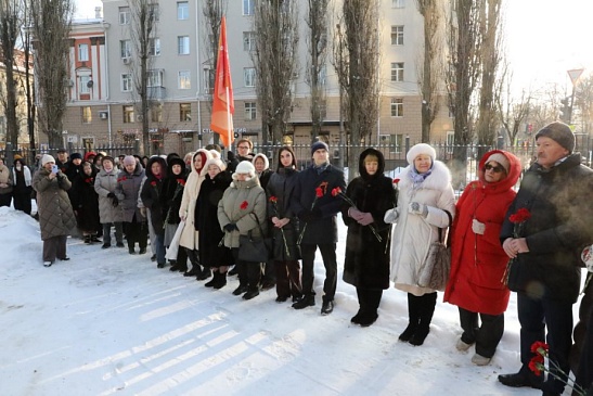 Воронежский филиал «СОГАЗ-Мед» принял участие в торжественном митинге в честь 83-й годовщины со Дня освобождения Воронежа, новости, пресс-релизы, статьи, «СОГАЗ-Мед», омс