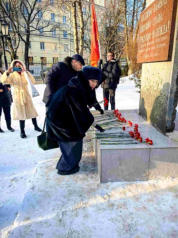 Воронежский филиал «СОГАЗ-Мед» принял участие в торжественном митинге в честь 83-й годовщины со Дня освобождения Воронежа, новости, пресс-релизы, статьи, «СОГАЗ-Мед», омс