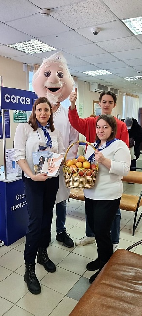 Ямальский филиал «СОГАЗ-Мед» в рамках Всемирного дня здоровья  провел акцию в Ноябрьской городской больнице, новости, пресс-релизы, статьи, «СОГАЗ-Мед», омс